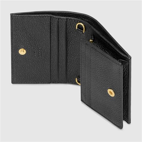 gucci bee card holder|Gucci zumi card case wallet.